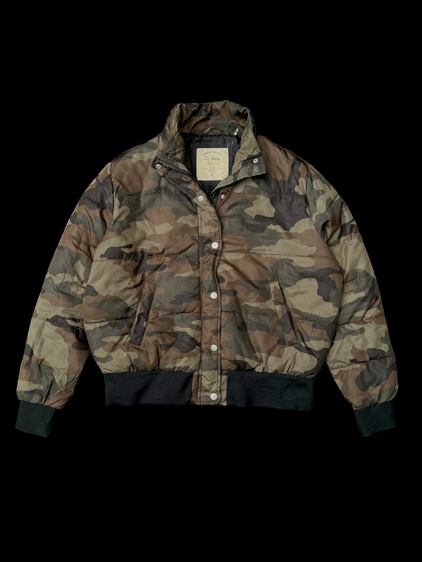 Bomber jacket camuflaje Talla S