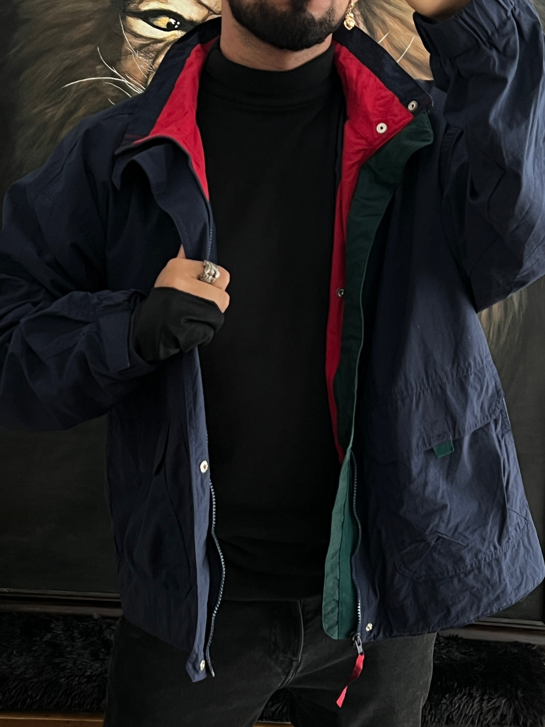 Retro windbreaker (XL)