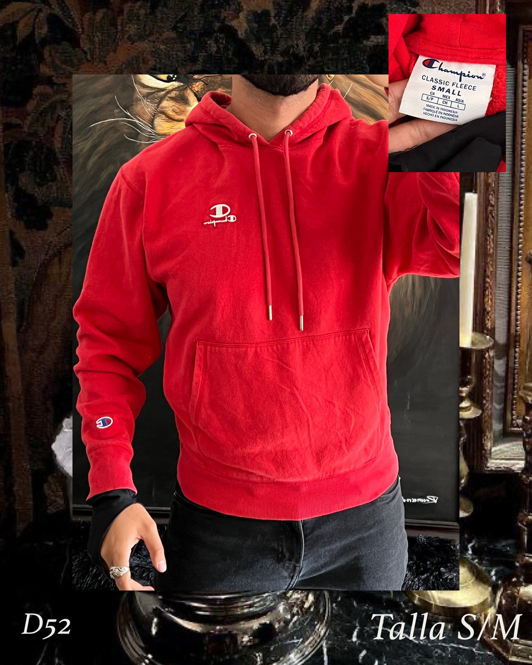 Hoodie Champion (S/M)