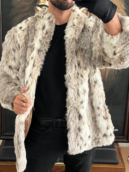 Abrigo faux fur talla S