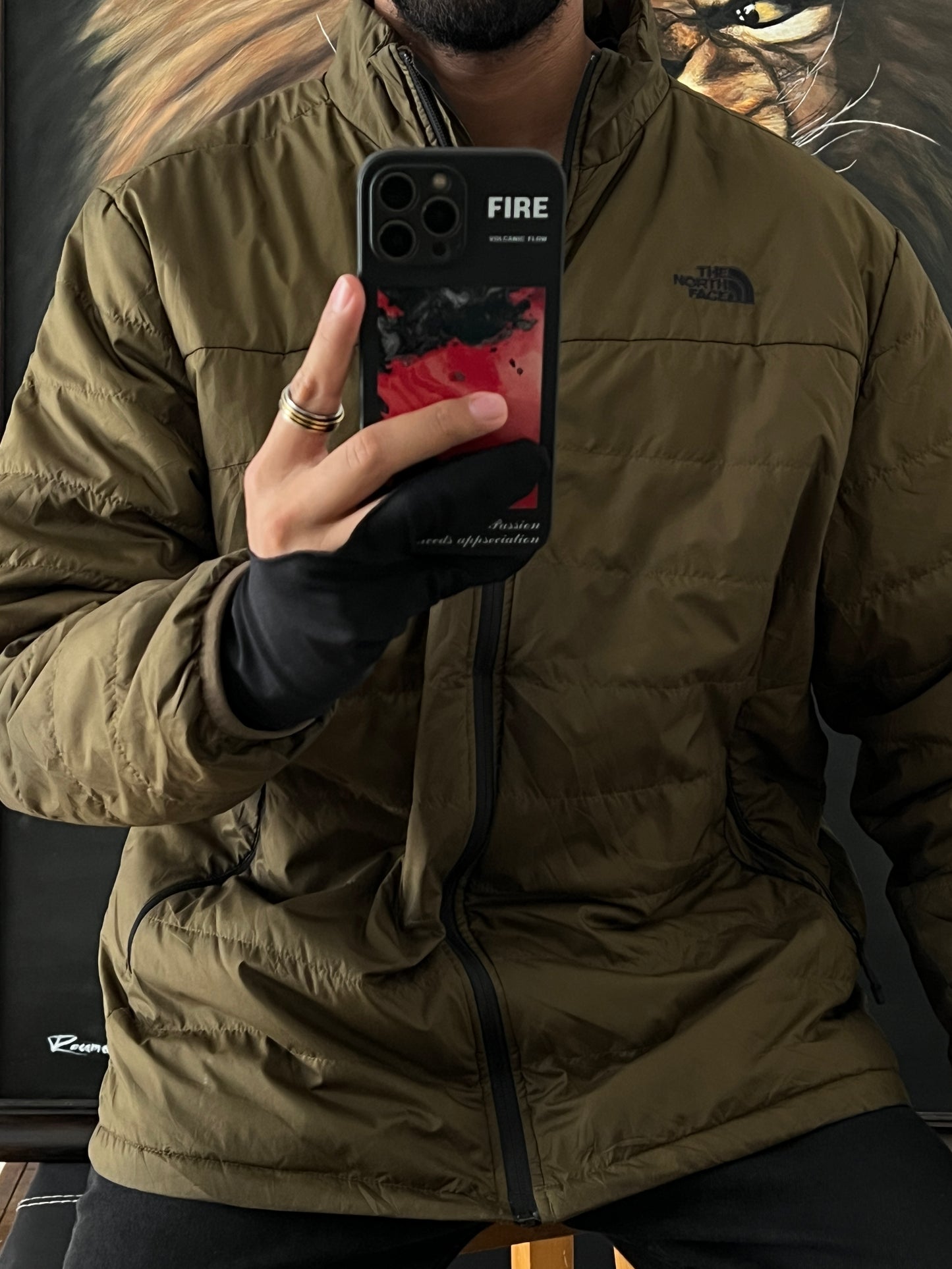 Puffer jacket The North Face talla XL