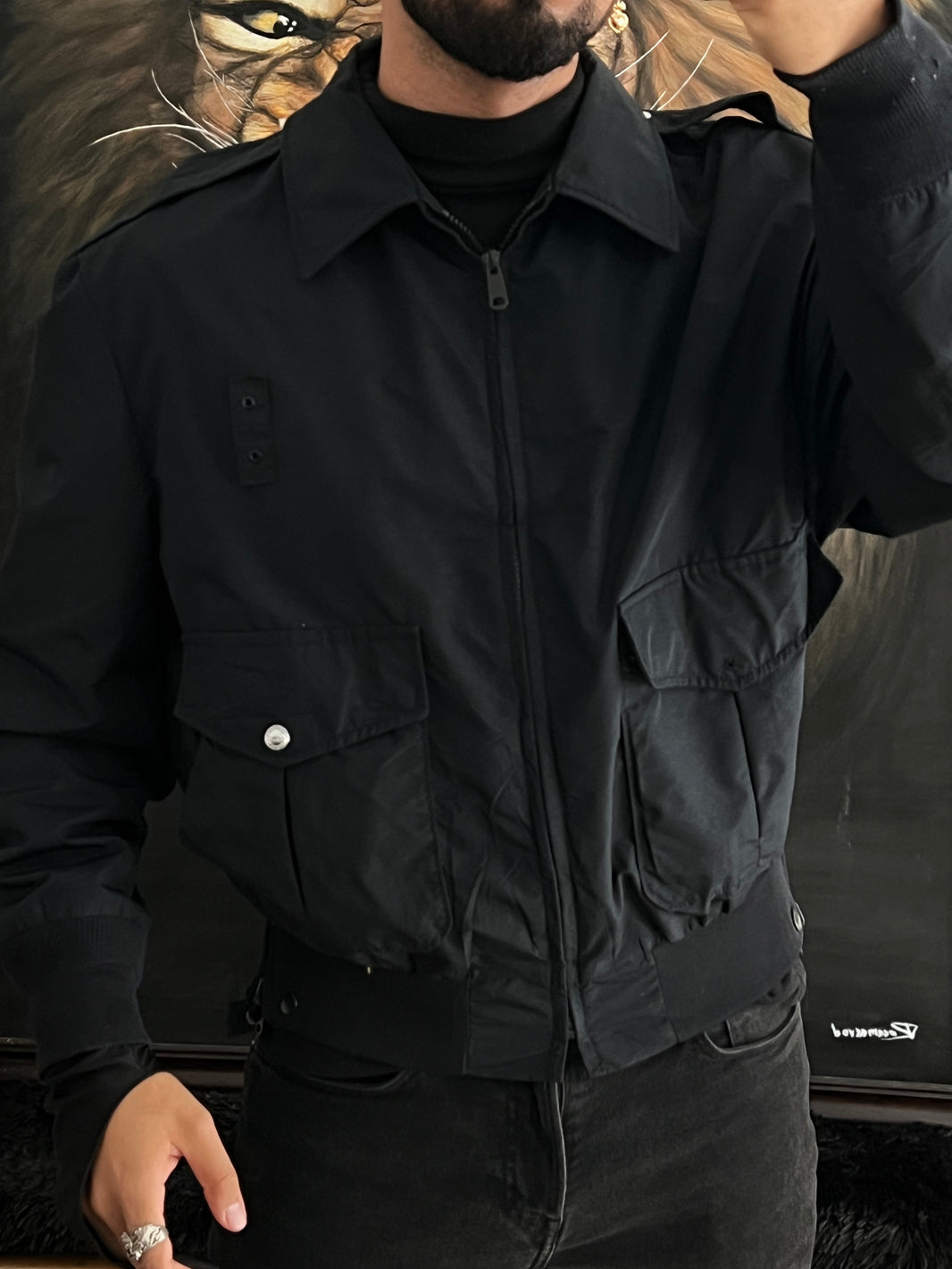 Bomber jacket doble vista reflect (M)