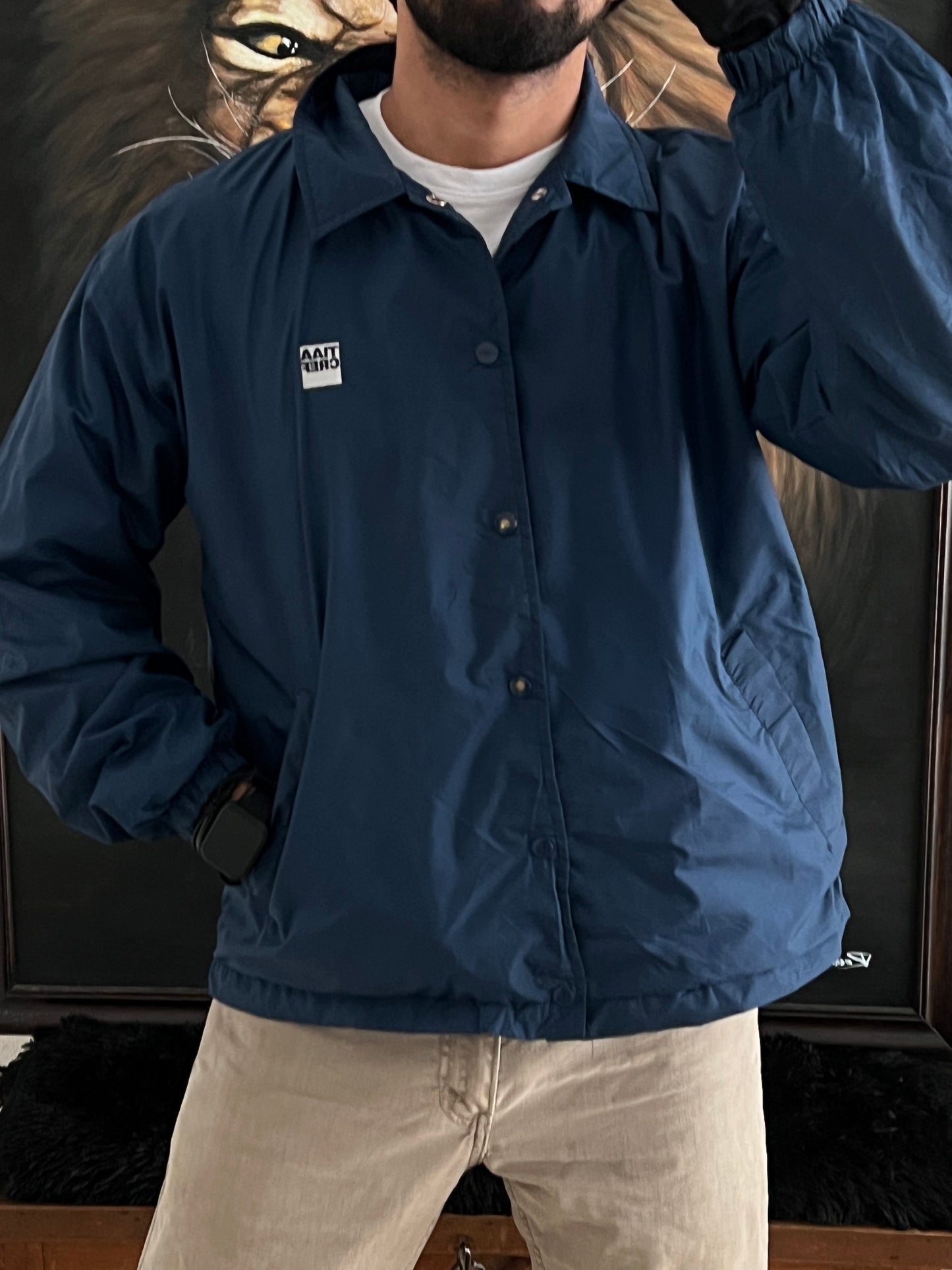 Retro blue jacket (M)