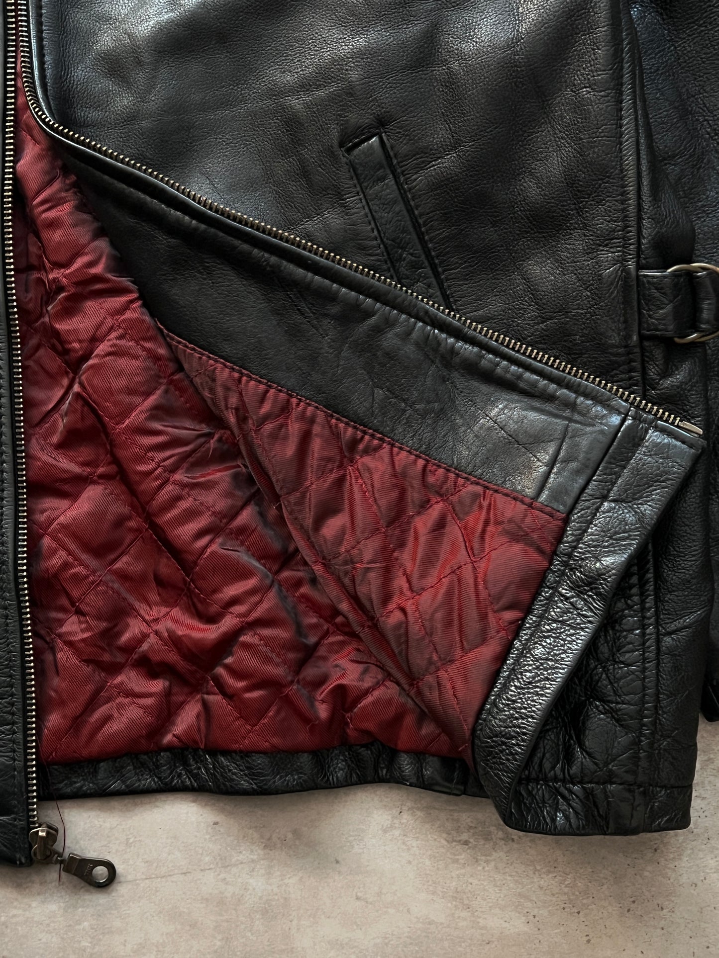 WORK LEATHER JACKET (XL)