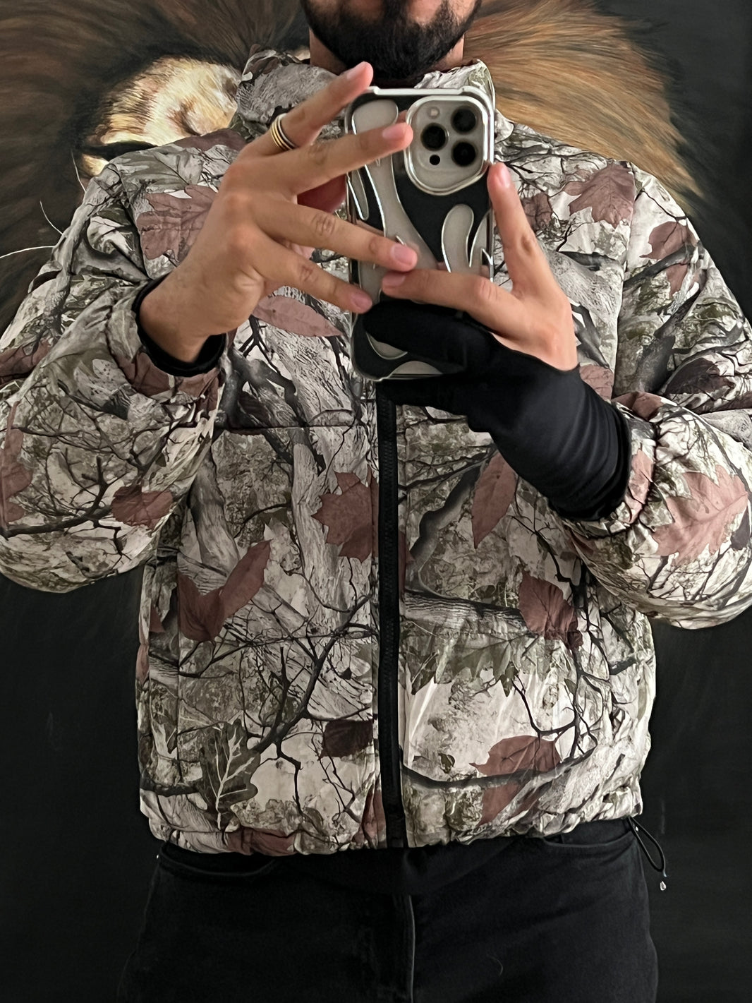 Jacket forever21 camo (M)