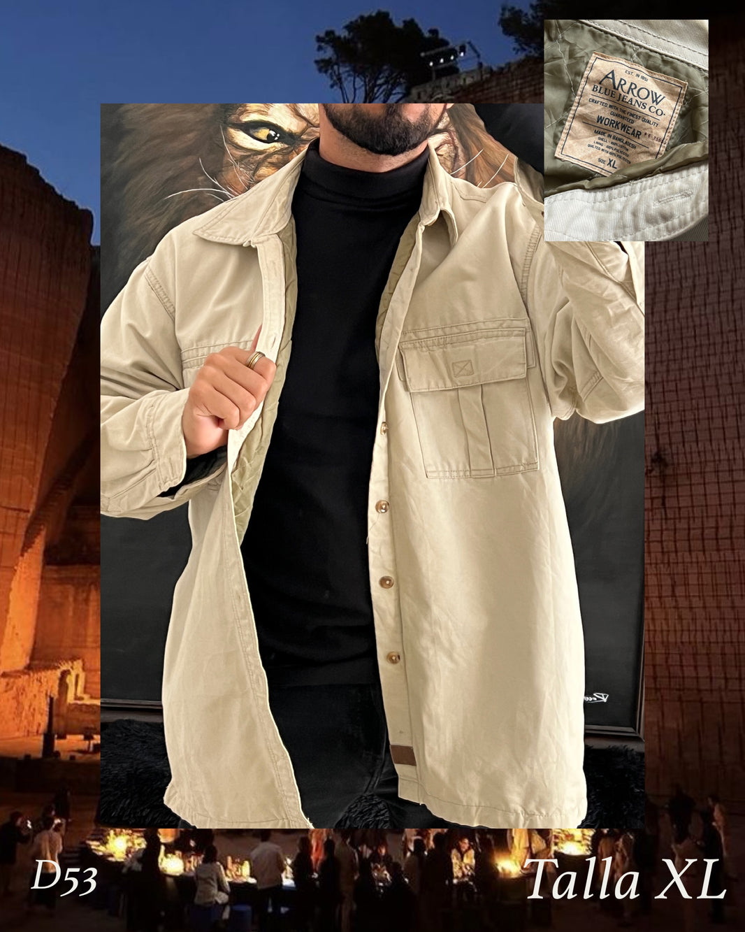 Work jacket beige (XL)