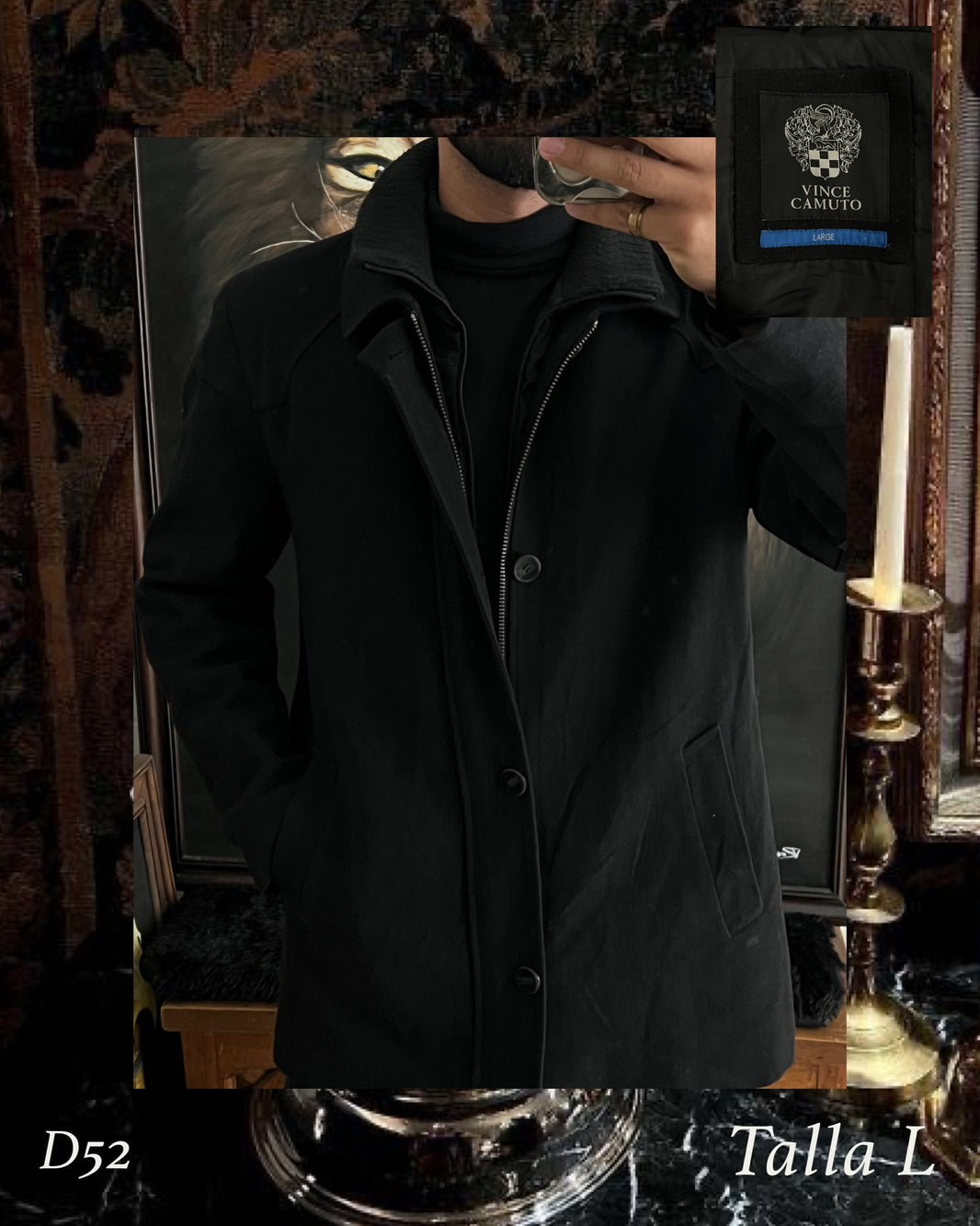 Ultra abrigo de lana (L)