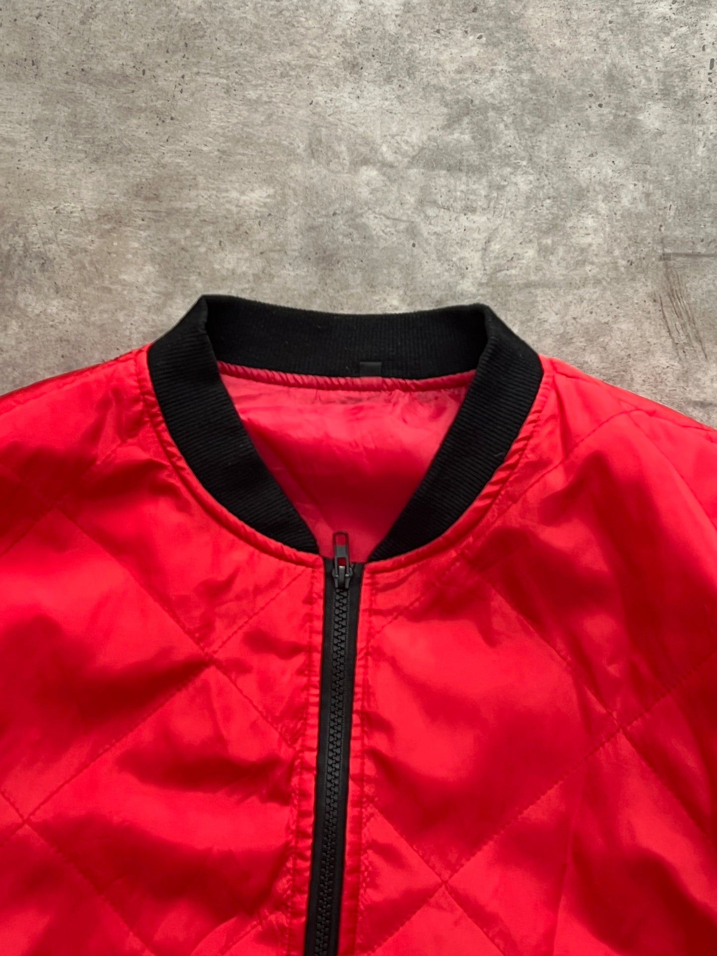 RED BOMBER JACKET (XL