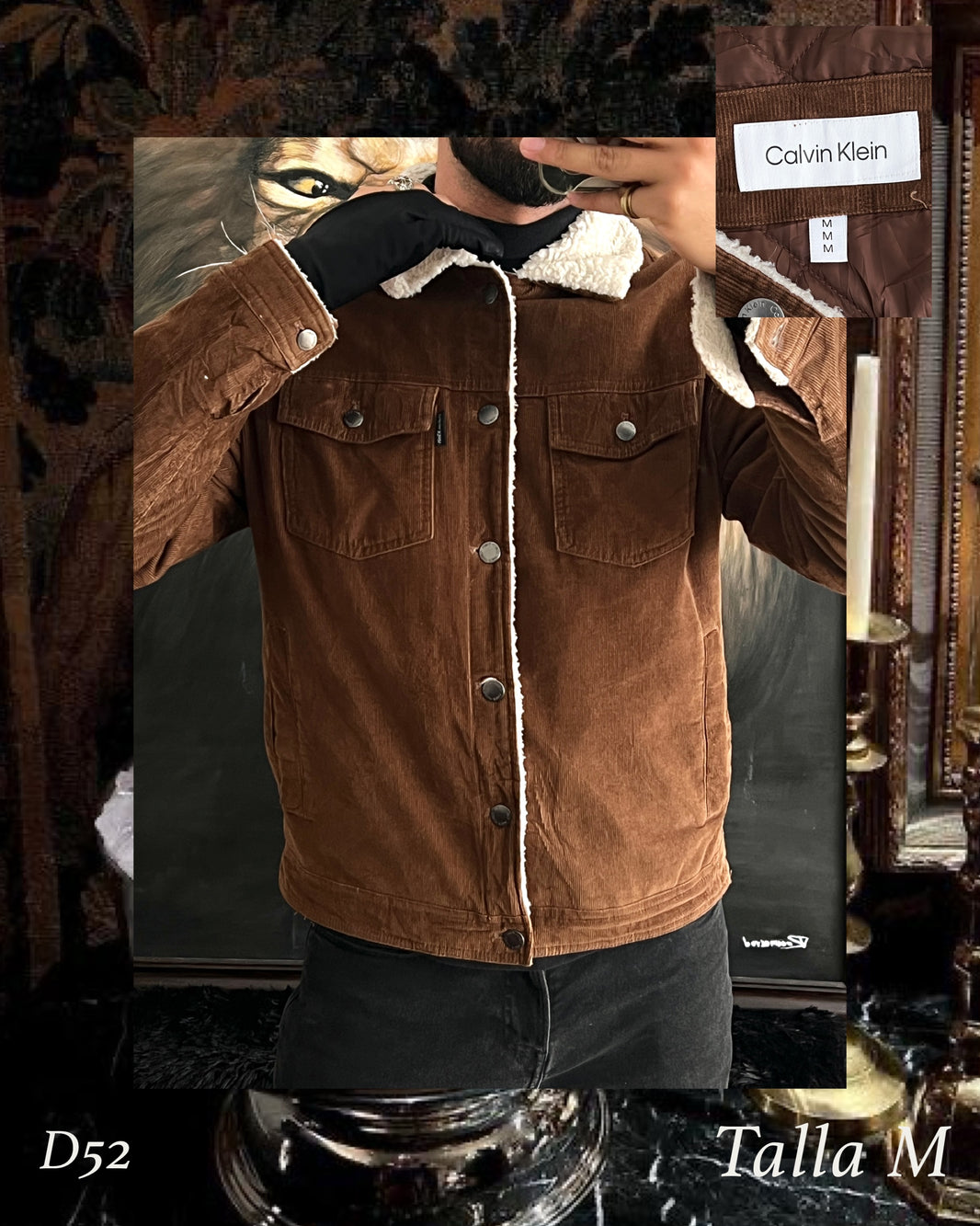 Sherpa jacket Calvin Klein (M)