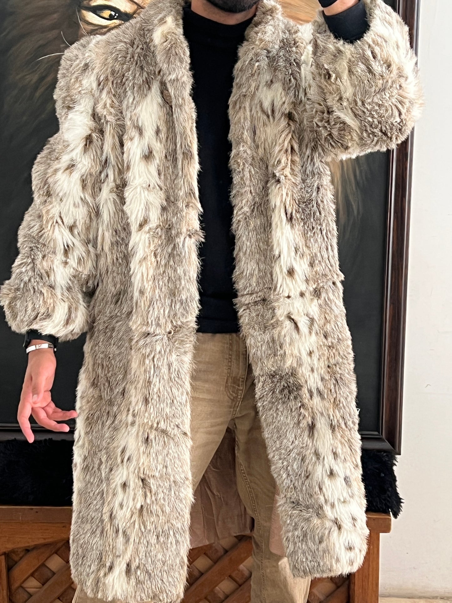 Abrigo Faux Fur de lujo (M)