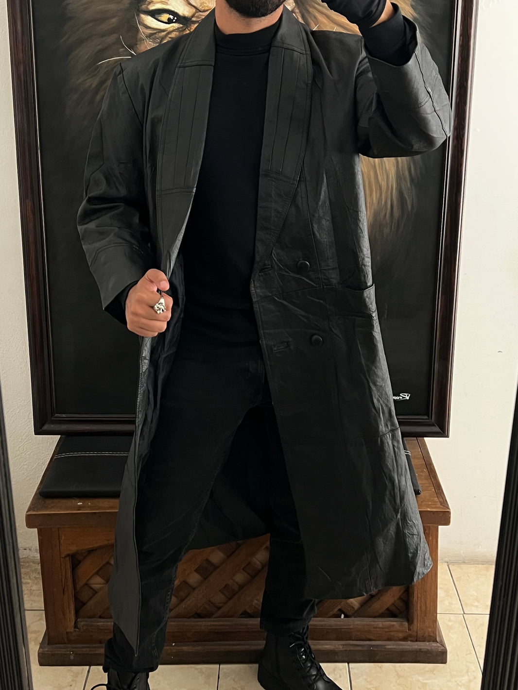 Gabardina de Piel 100% (M)