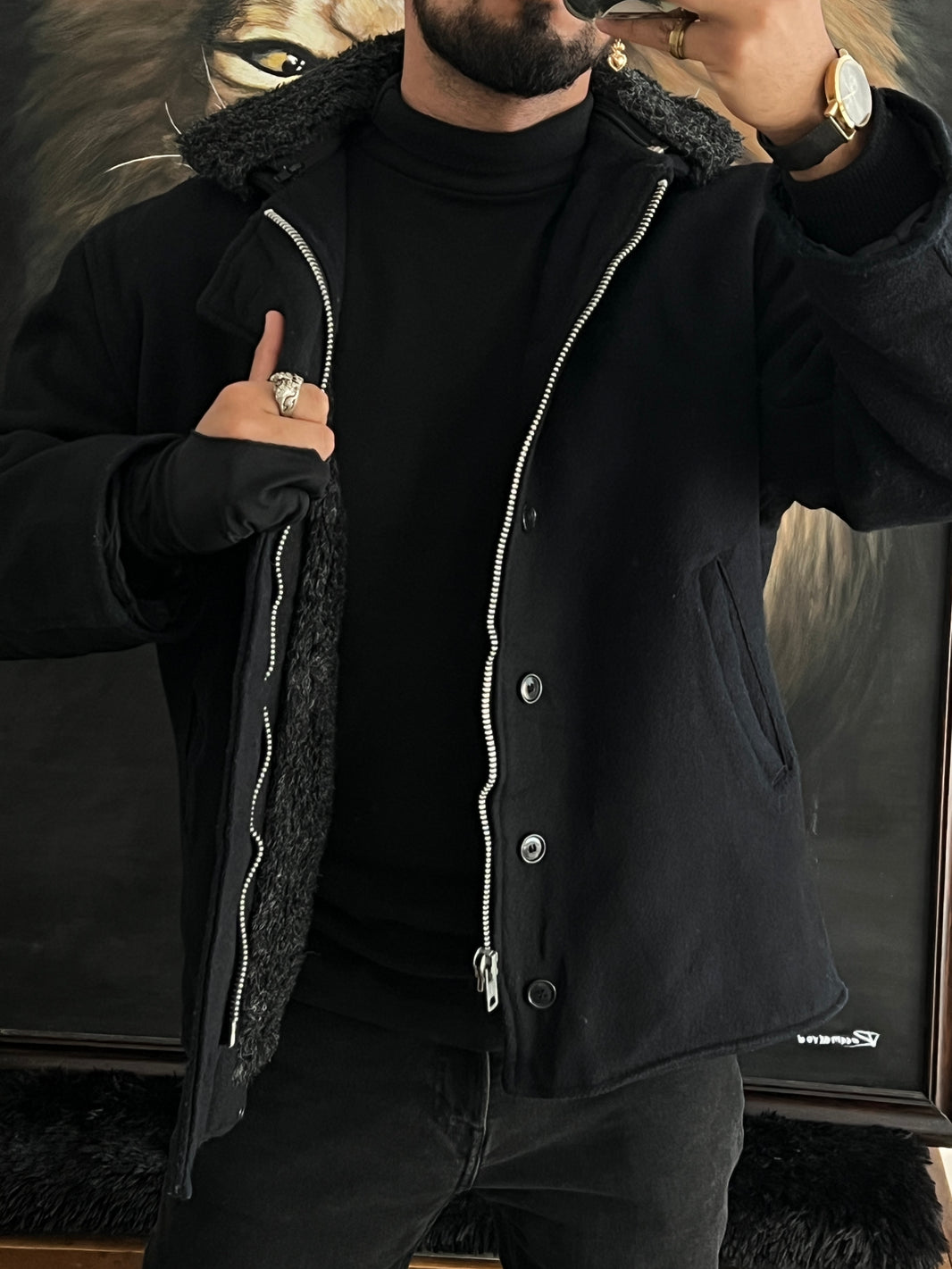 Abrigazo de lana (M)