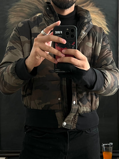 Bomber jacket camuflaje Talla S