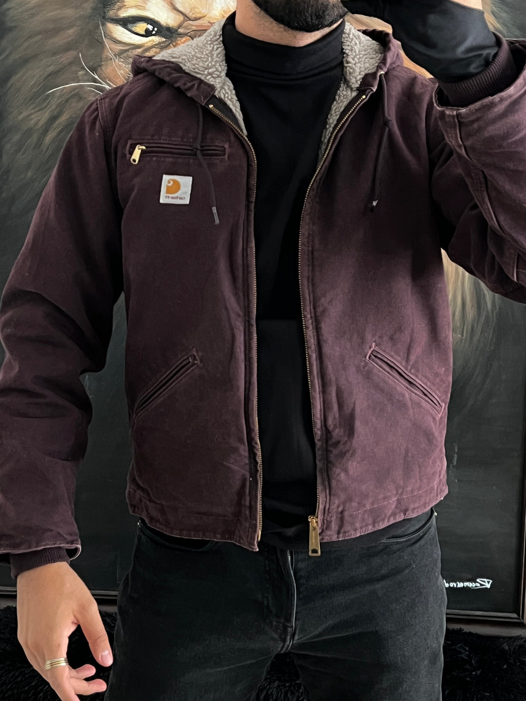 Carhartt sherpa vintage (S)