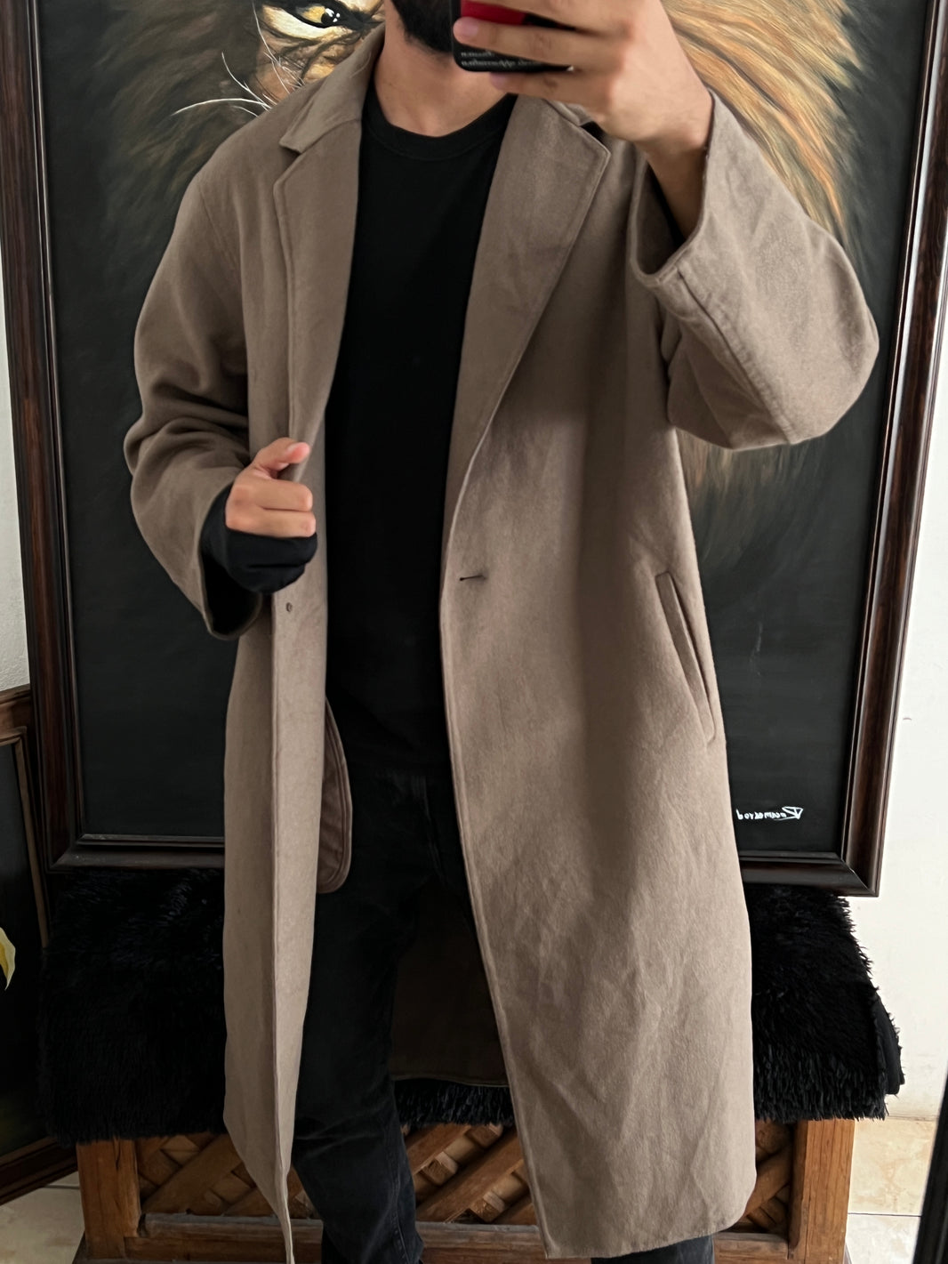 Gabardina UNIQLO talla L