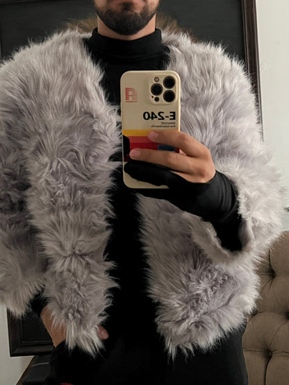 Abrigo faux fur talla S.