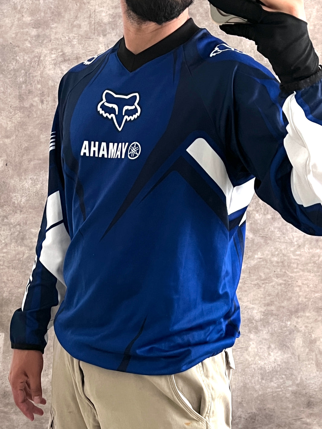 Vintage Racer tee Fox x Yamaha (L)