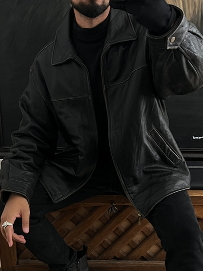 Leather jacket talla 2XL