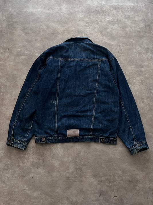 VINTAGE DENIM JACKET BLUE (L)