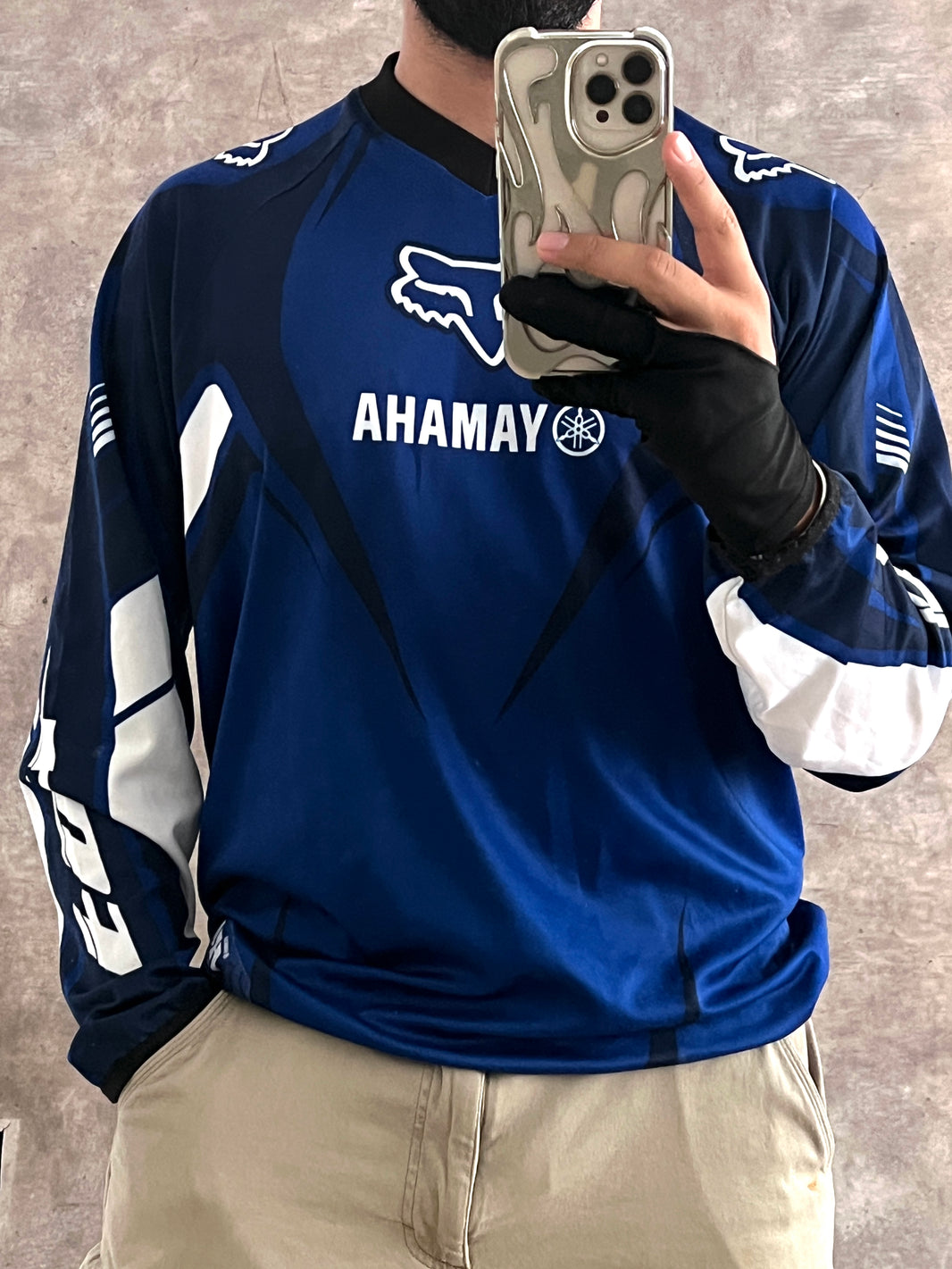 Vintage Racer tee Fox x Yamaha (L)