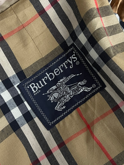 Gabardina vintage Burberry's de los 90's (XL)