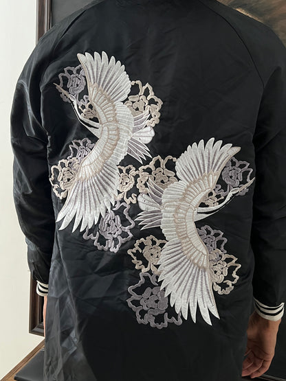 Japanese type jacket. (Kimono type)