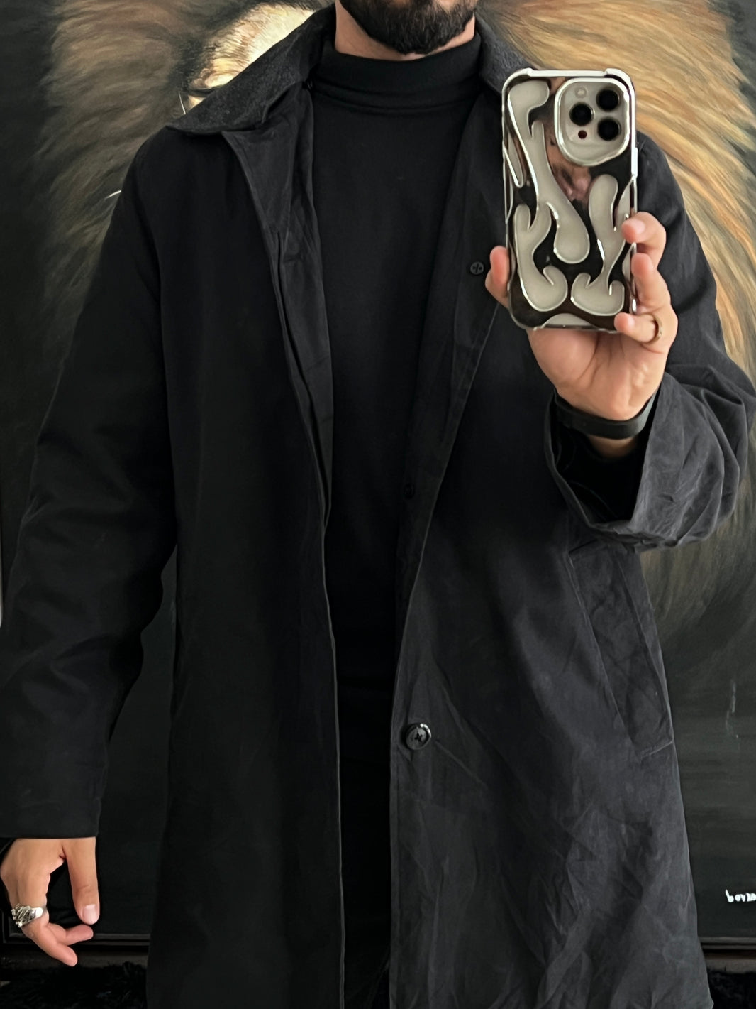 Gabardina corte cazador (M)