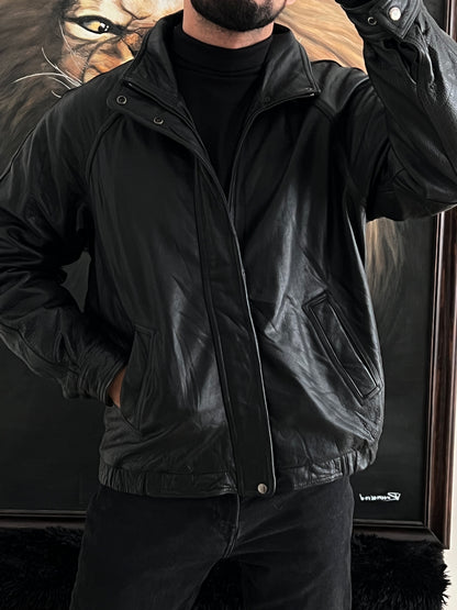 Bomber jacket leather (L)