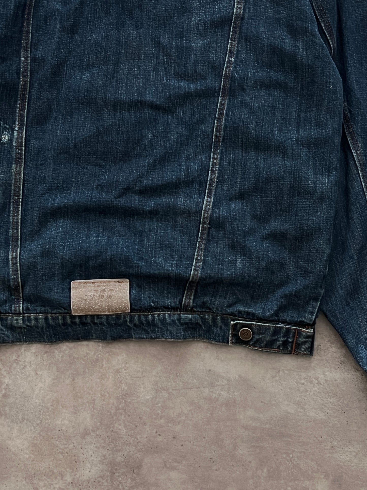 VINTAGE DENIM JACKET BLUE (L)