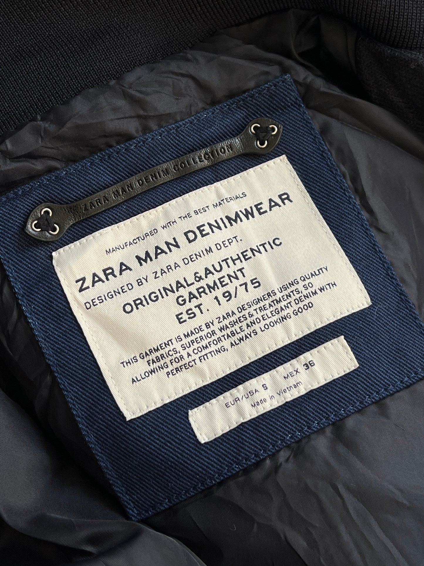 ZARA Man denim wear jacket