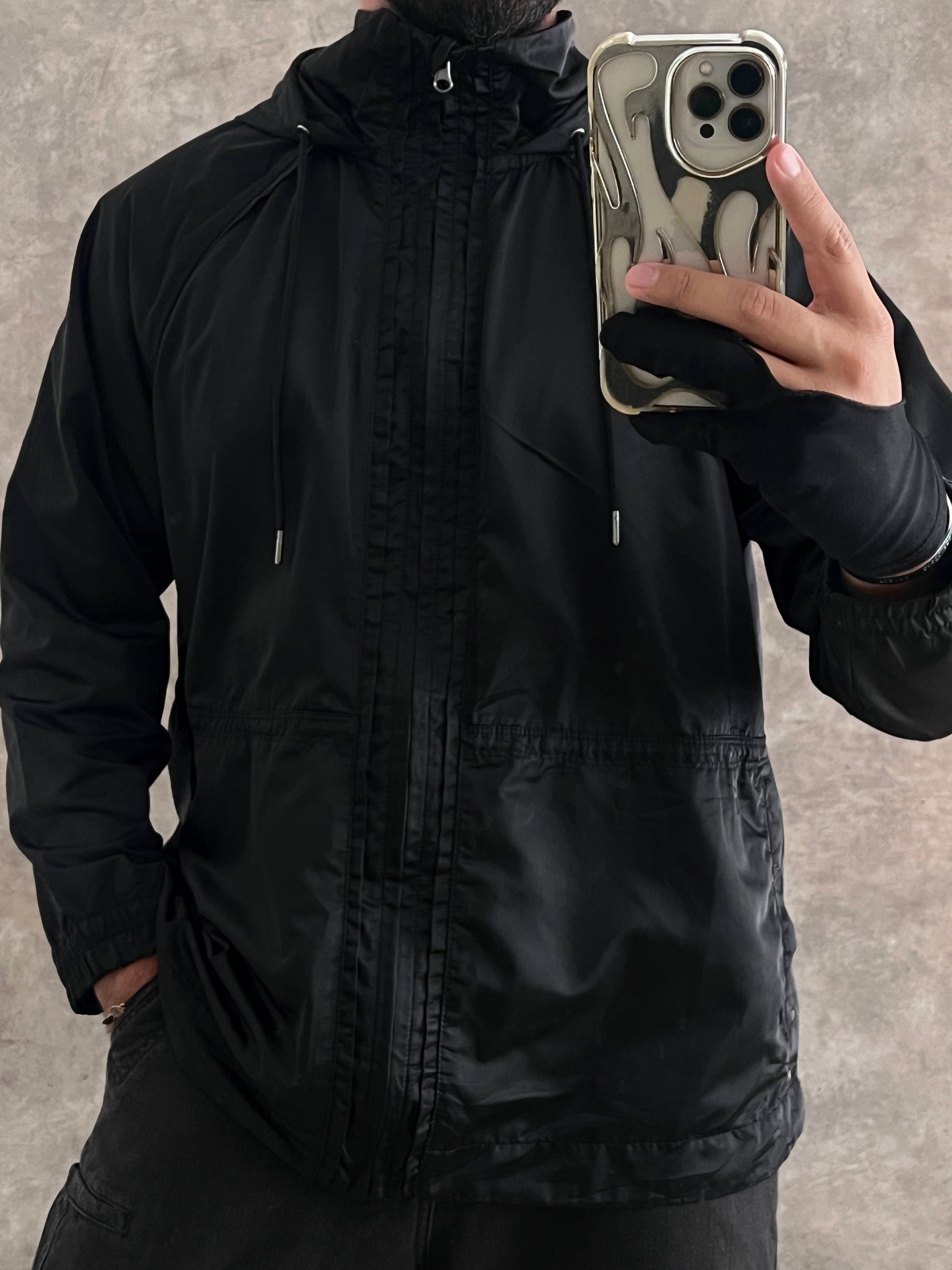 WIND BLACK JACKET (S/M)