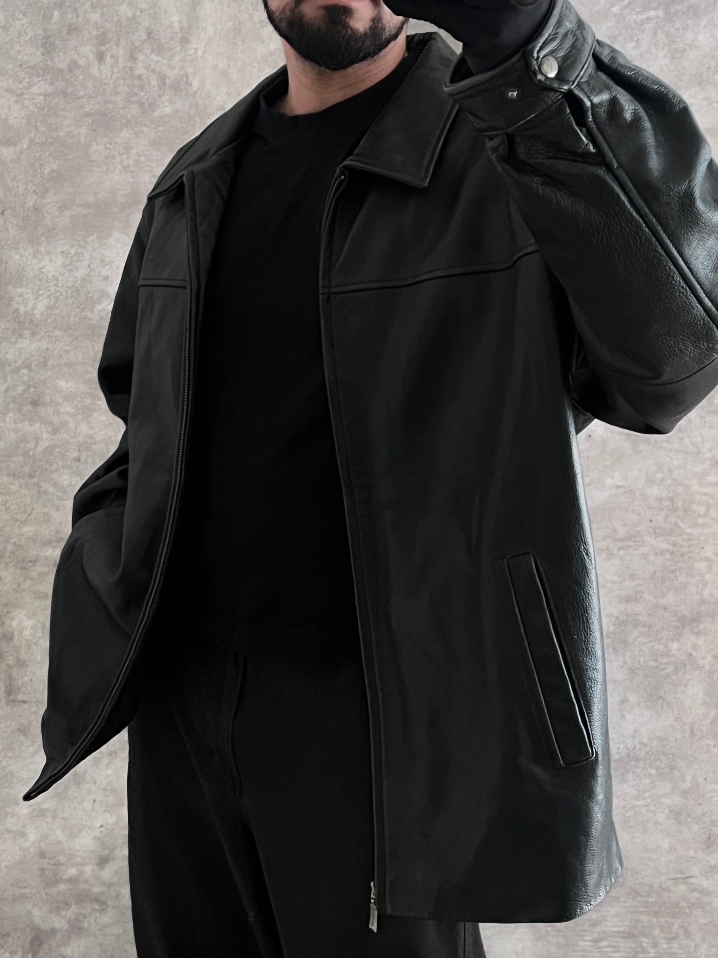 LEATHER JACKET (2XL)