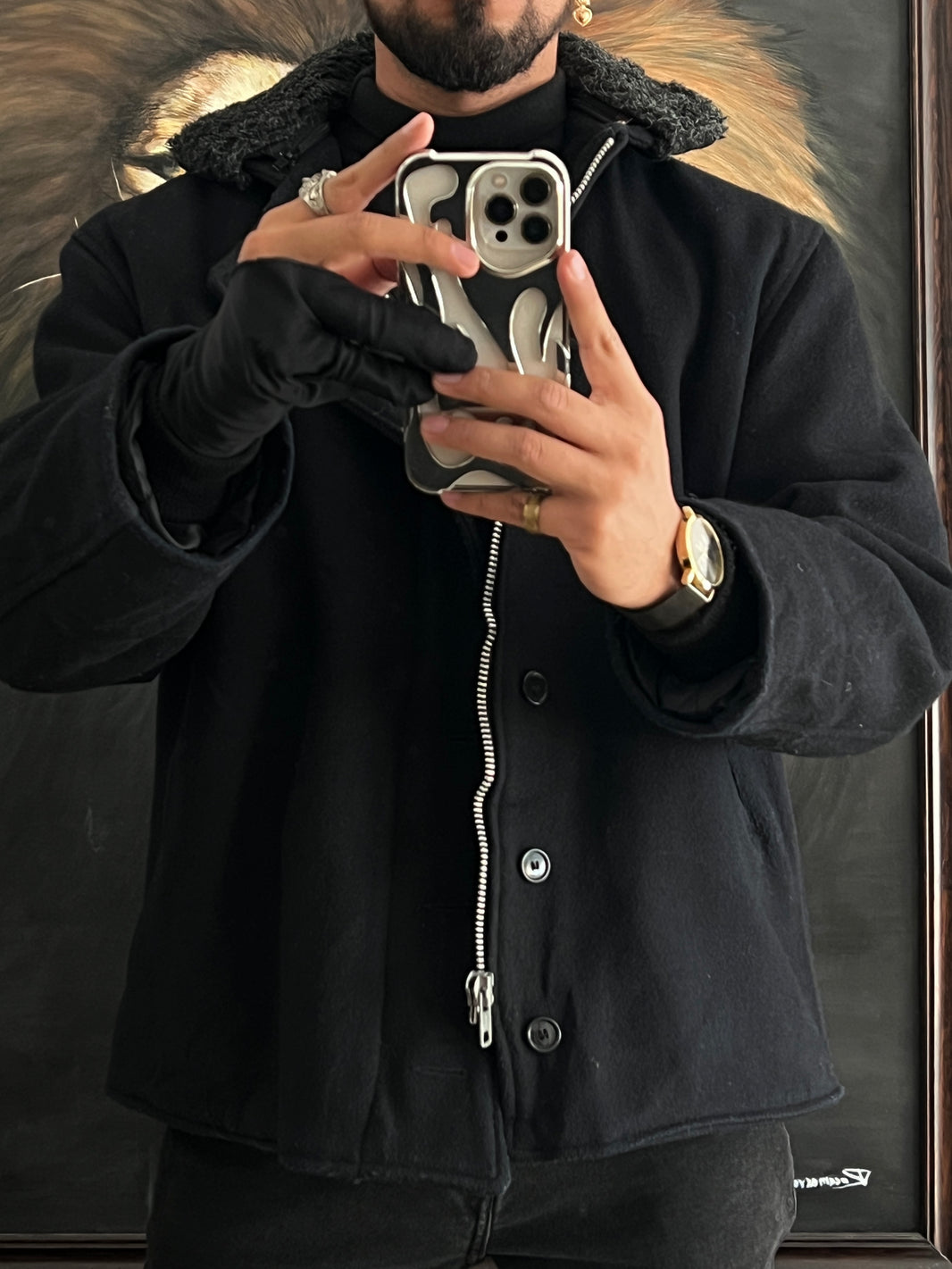 Abrigazo de lana (M)