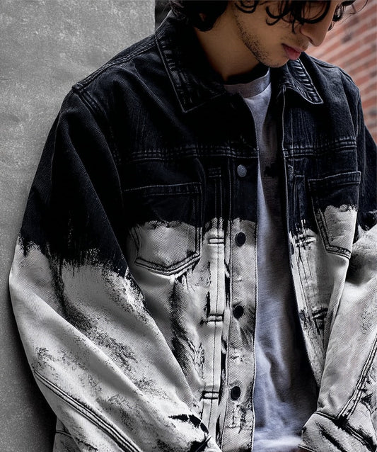 Bicolor denim jacket (XL)