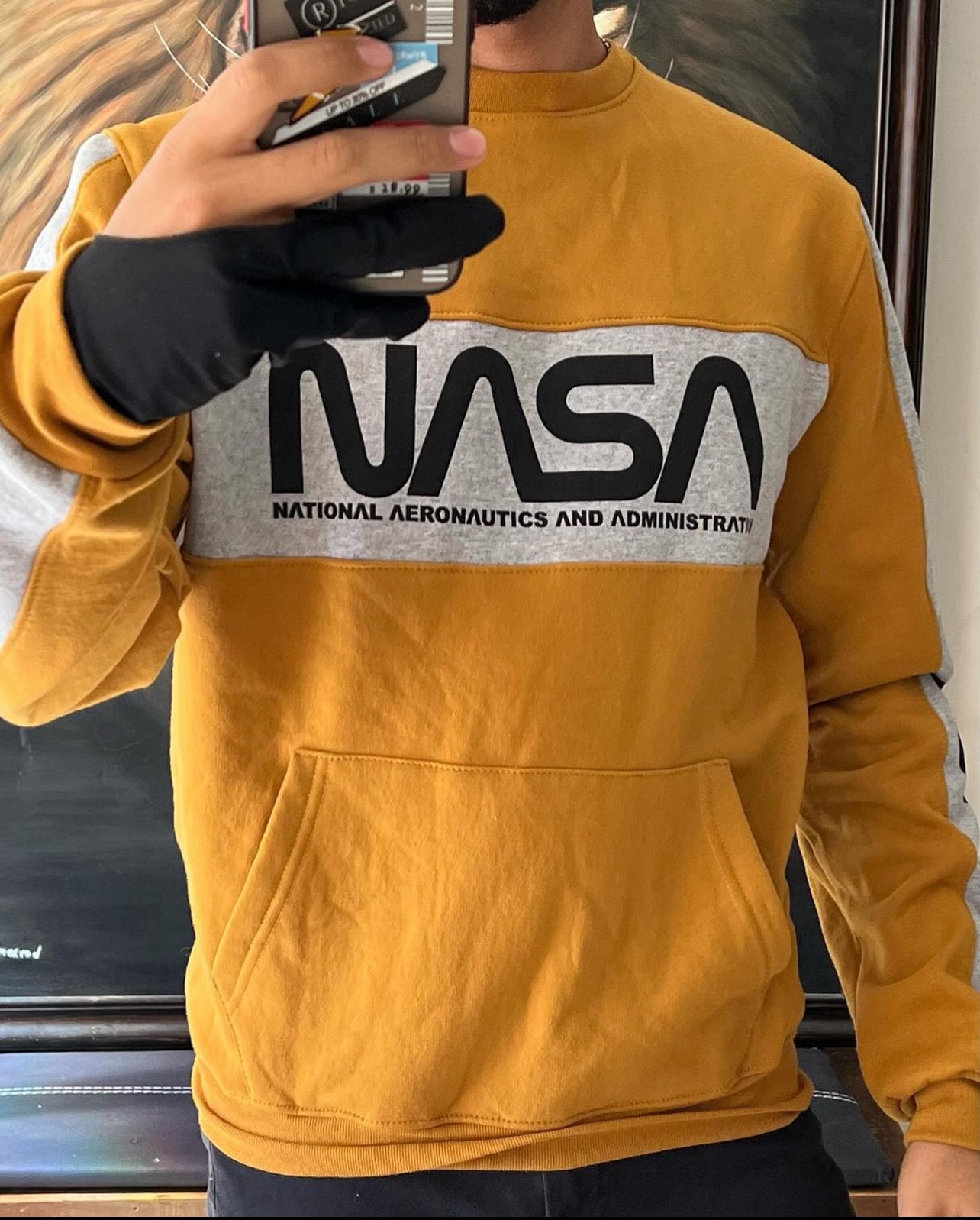 NASA hoddie size L