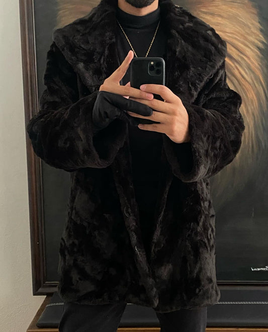 Abrigo doble vista talla L