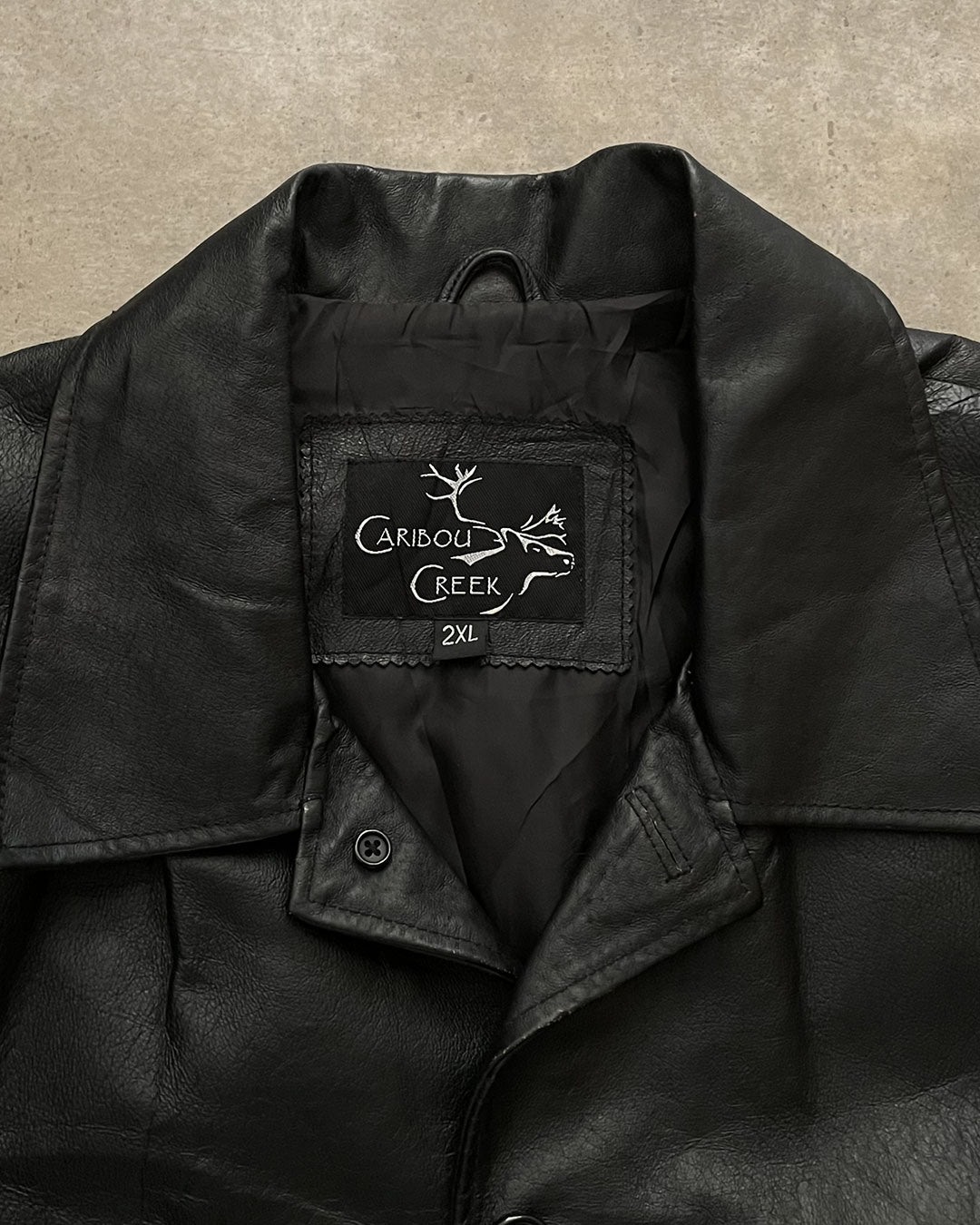 CAZADORA DE PIEL (2XL)