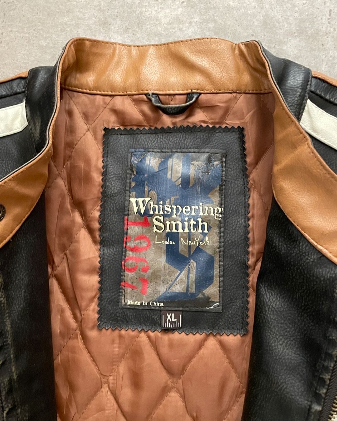 RACER LEATHER JACKET (XL)