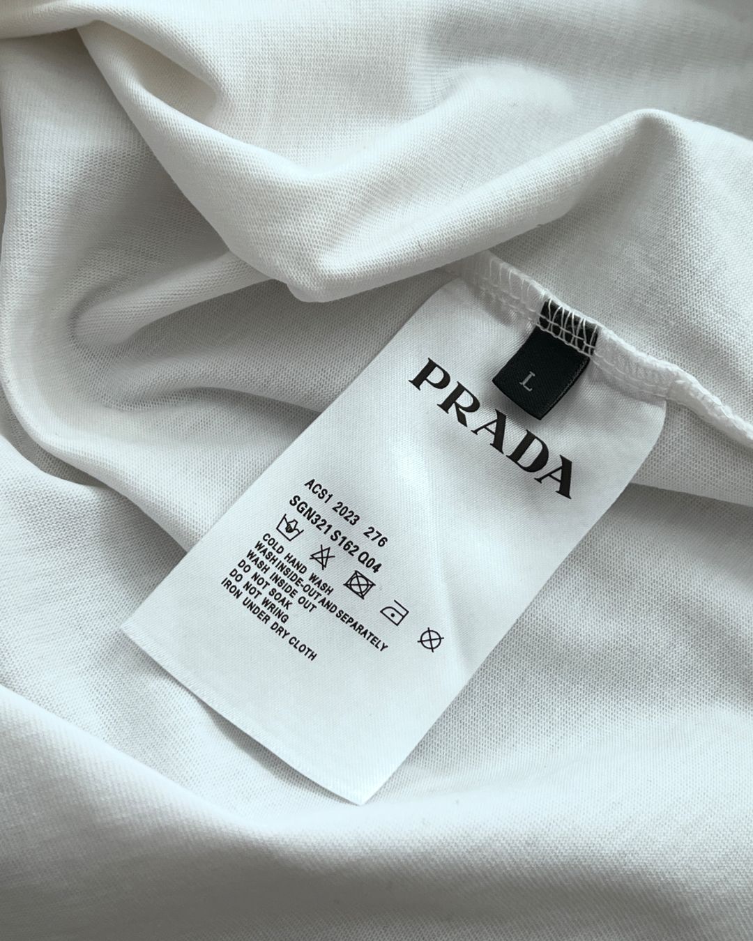 WHITE TEE PREMIUM (L)