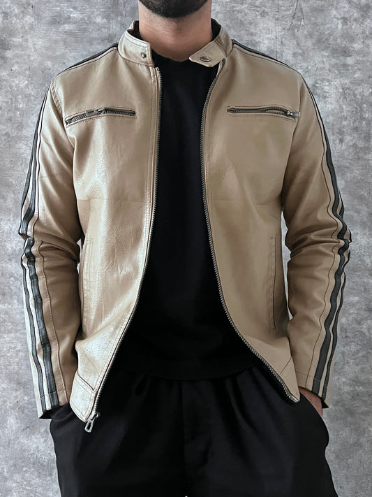 FAUX LEATHER JACKET (S)