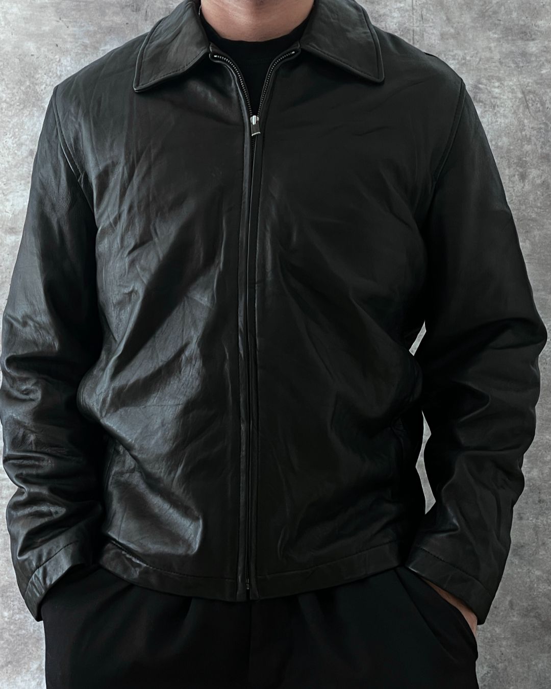 LEATHER JACKET LAMBSKIN (M)