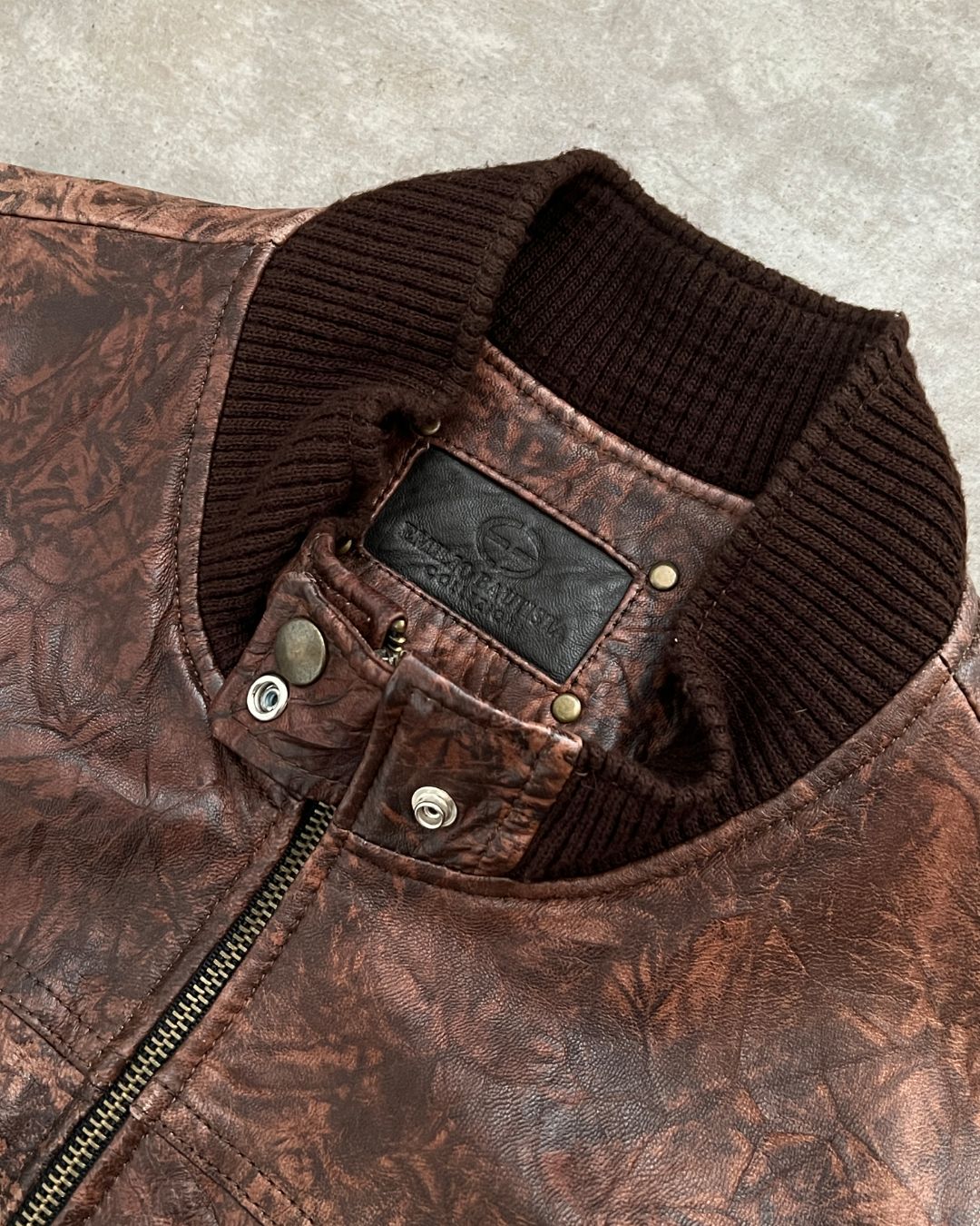 WESTERN LEATHER JACKET (M)