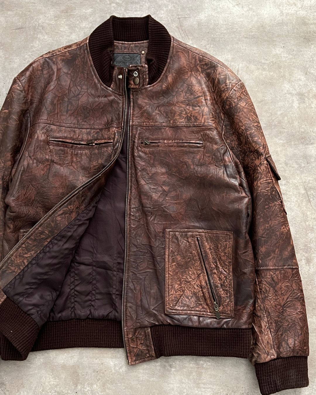 WESTERN LEATHER JACKET (M)