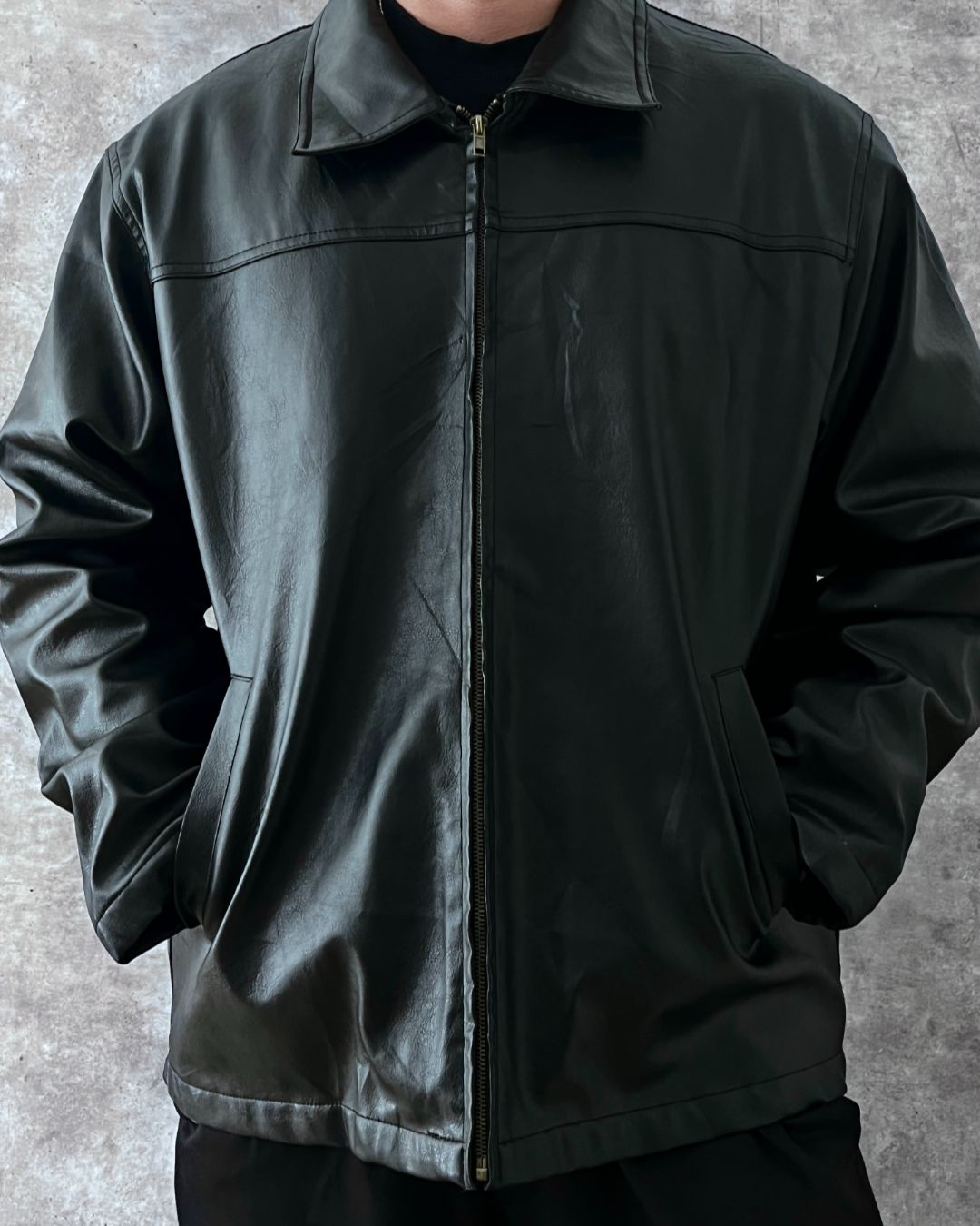 LEATHER JACKET PV (XL)