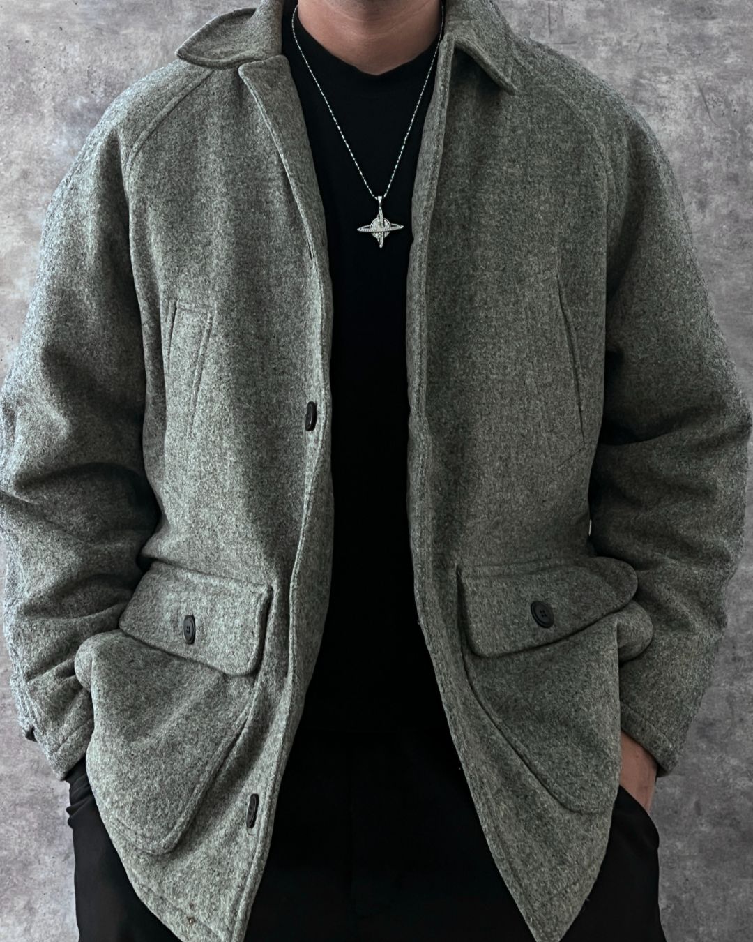 ABRIGO VINTAGE ESTILO RUSO (M)