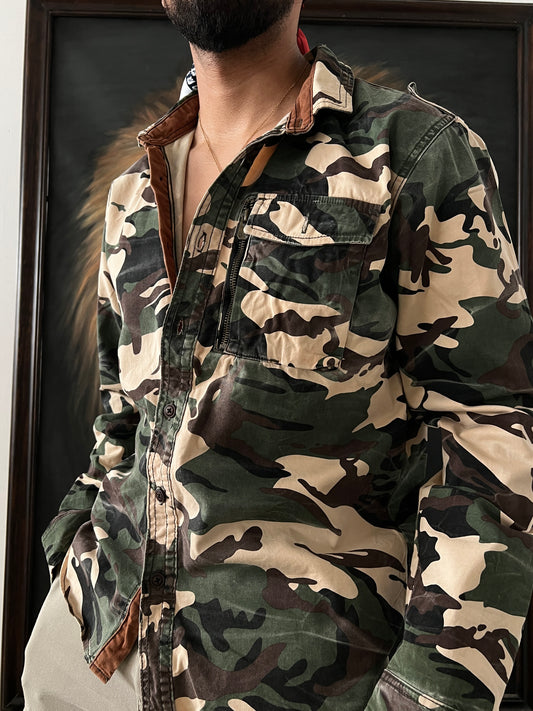 Vintage Camo Shirt (L)