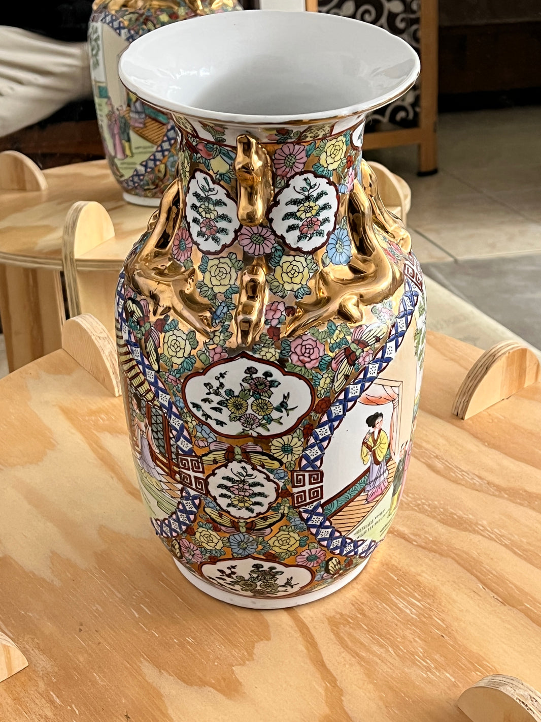 Jarrón De Porcelana Chino