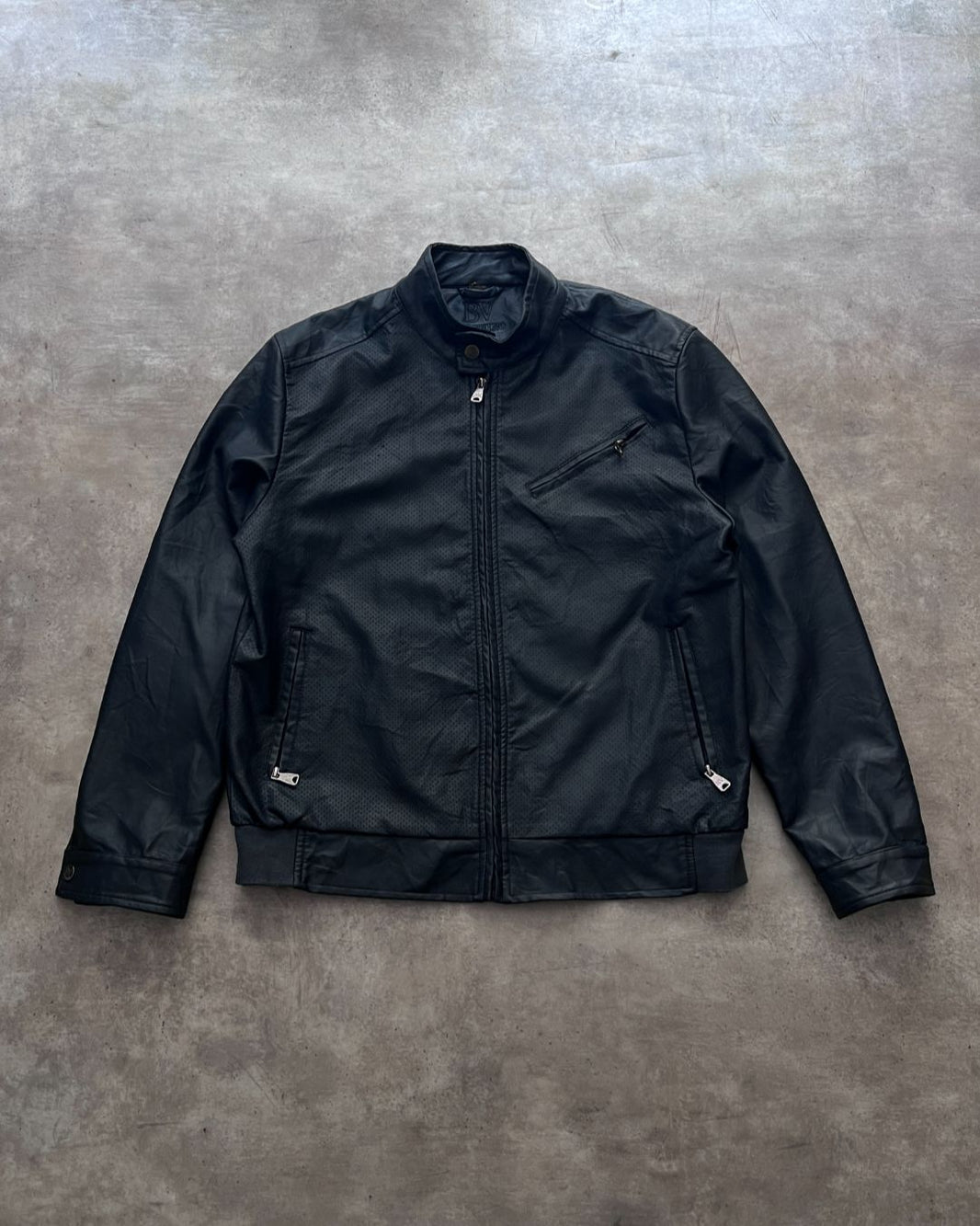 FAUX ITALIAN LEATHER JACKET (L)