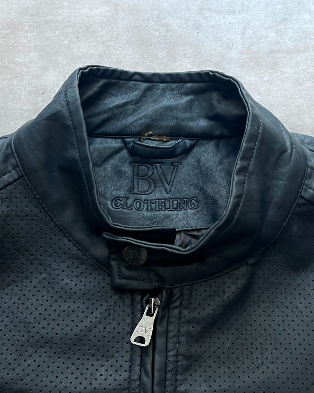 FAUX ITALIAN LEATHER JACKET (L)