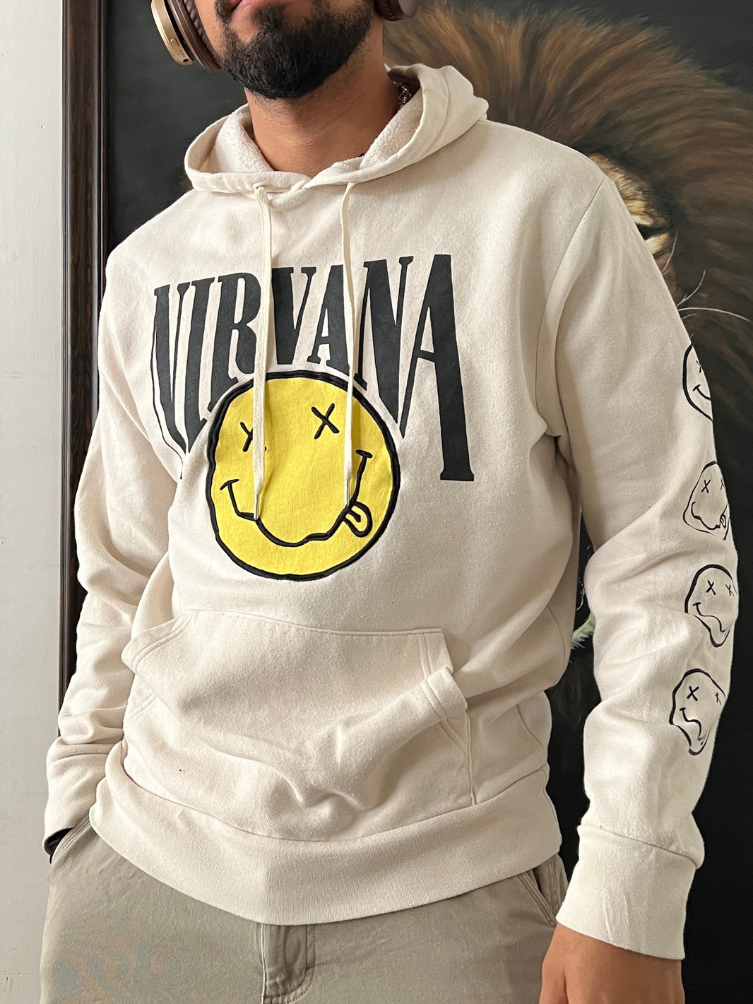 Nirvana hoodie (M)
